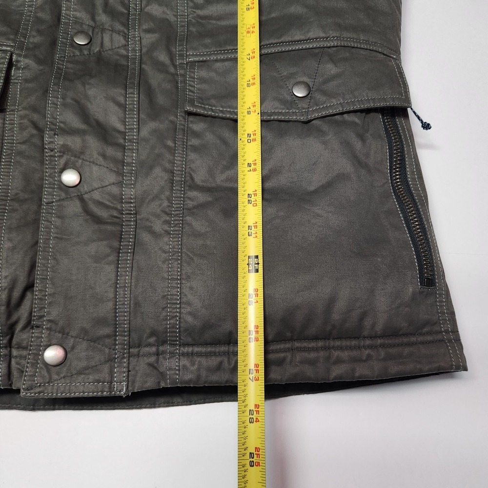 KÜHL Arktik 800 Fill Goose Down Vest Men's Medium Gray Waxed Outdoor - Picture 12 of 12